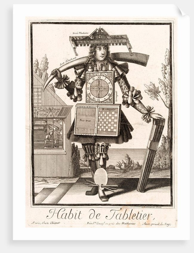 Habit de Tabletier by Nicolas de Larmessin