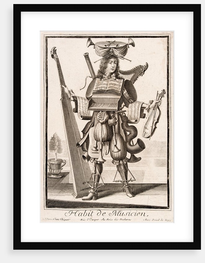 Habit de Musicien by Nicolas de Larmessin