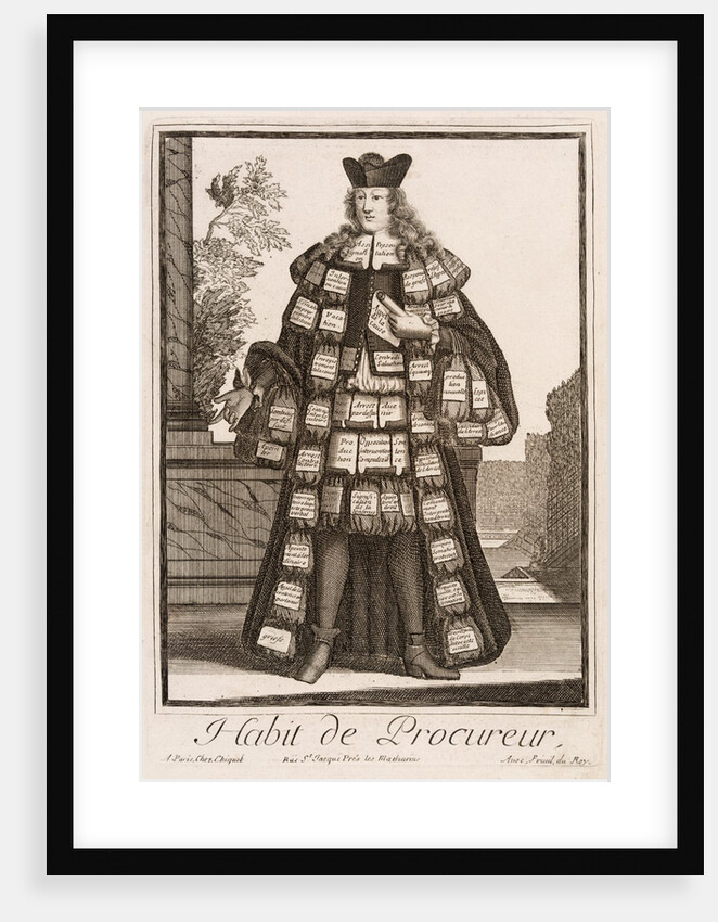 Habit de Procureur by Nicolas de Larmessin