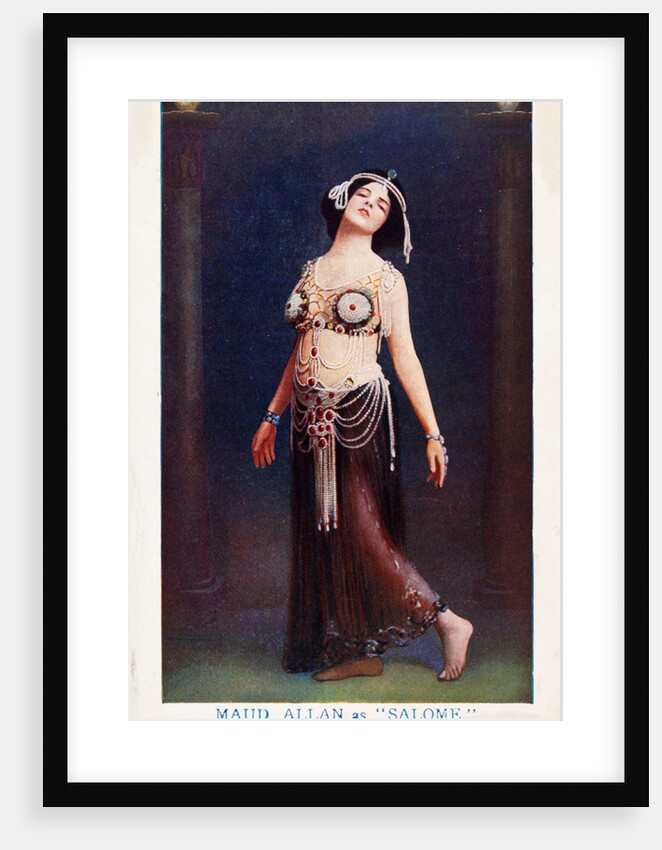 Maud Allan as Salome by David Allen & Sons Ltd.