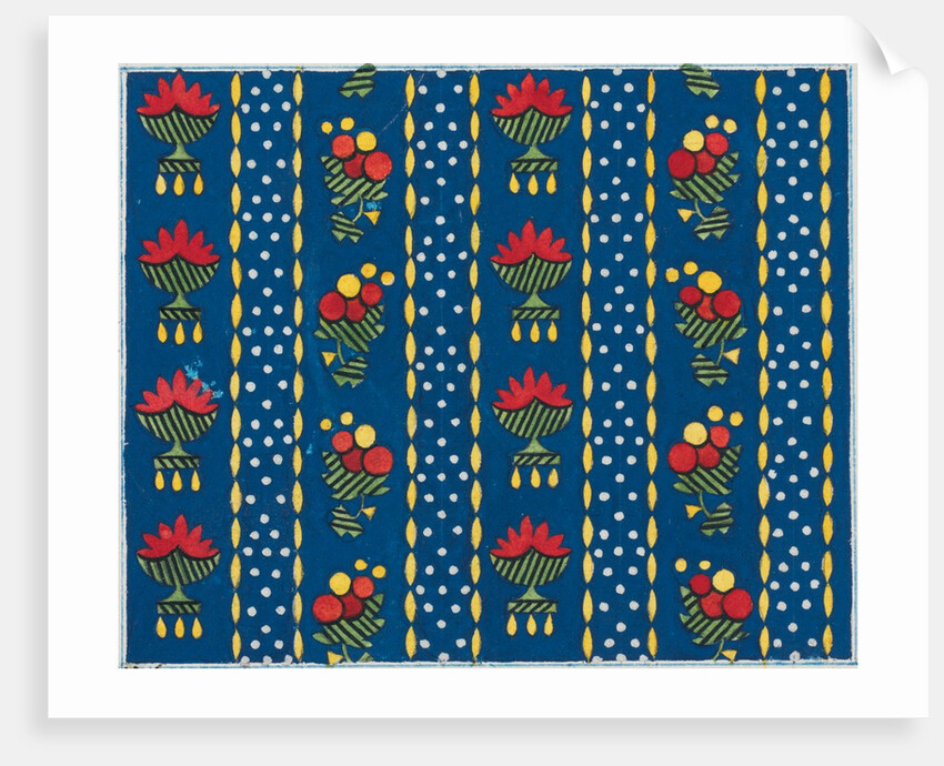 Design for wallpaper by Heussner & Co