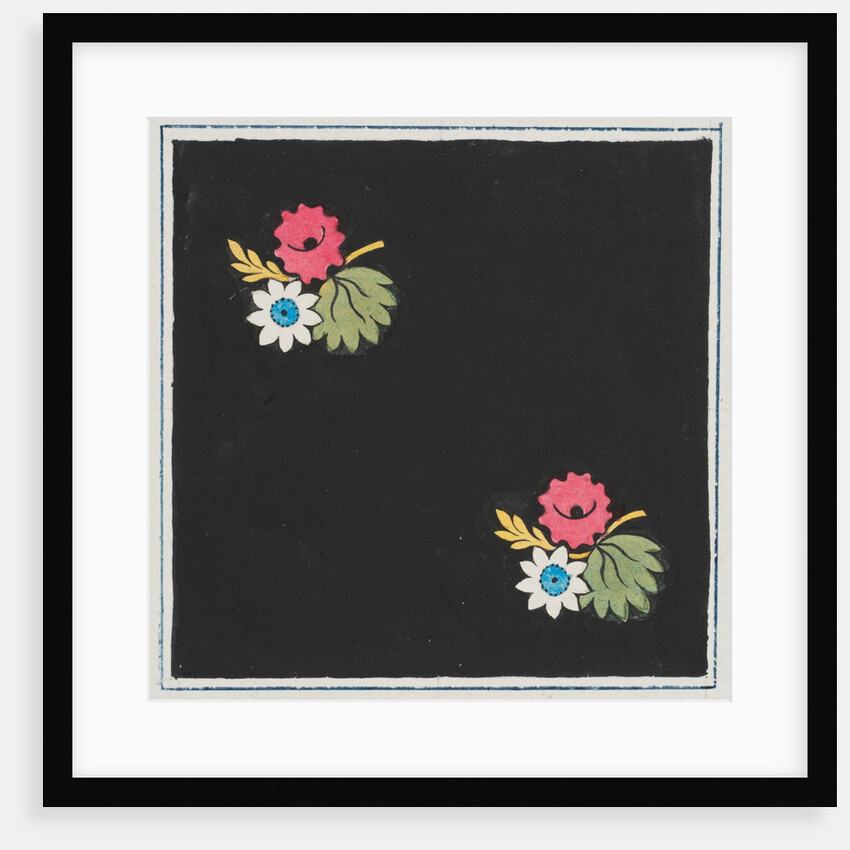 Design for wallpaper by Heussner & Co