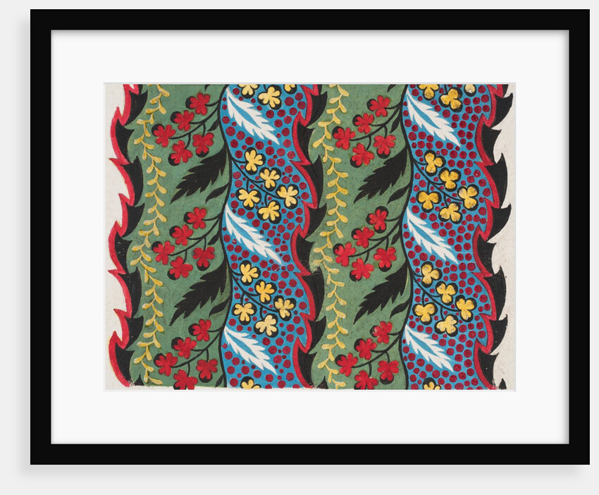 Design for wallpaper by Heussner & Co