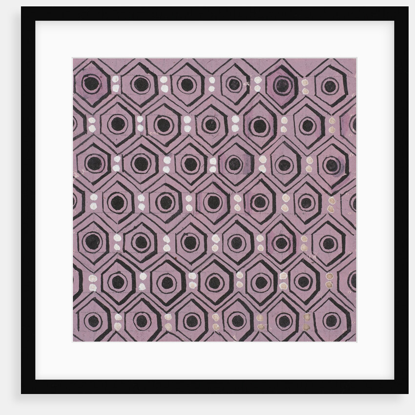 Design for wallpaper by Heussner & Co