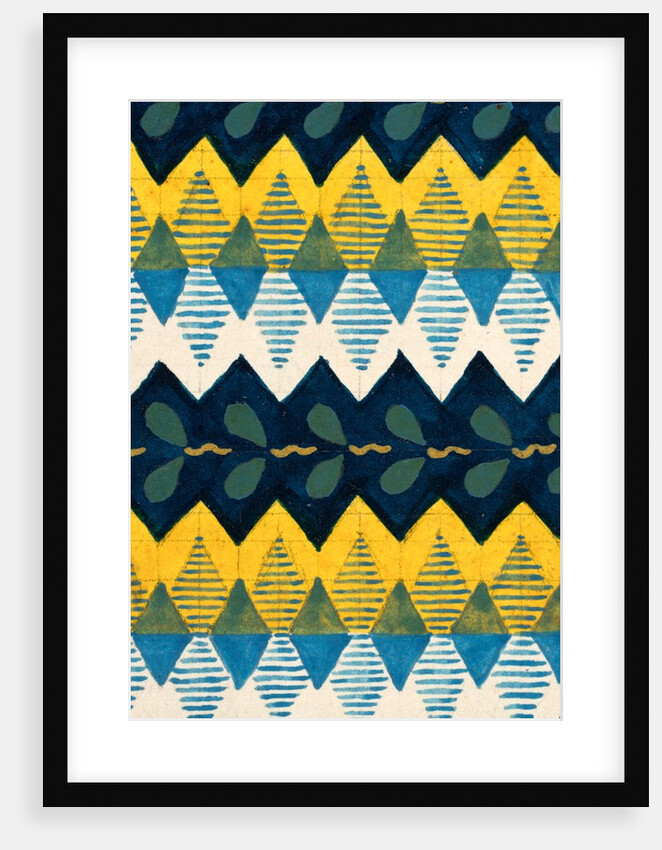 Design for a wallpaper pattern by Heussner & Co.