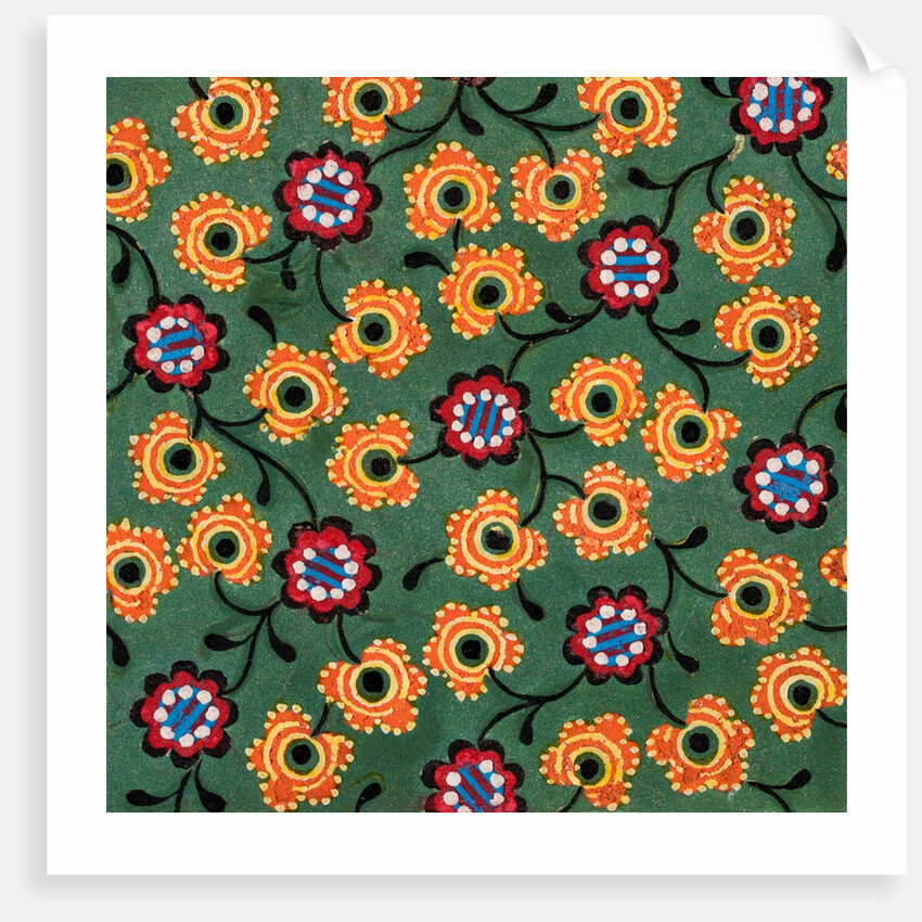 Design for a wallpaper pattern by Heussner & Co.