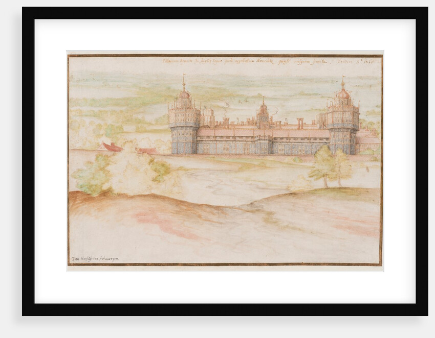 Nonsuch Palace from the South by Joris Hoefnagel