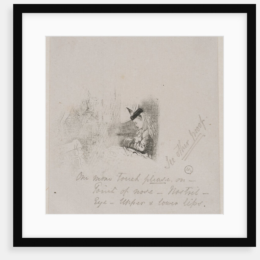 Alice in the train by Dalziel Brothers