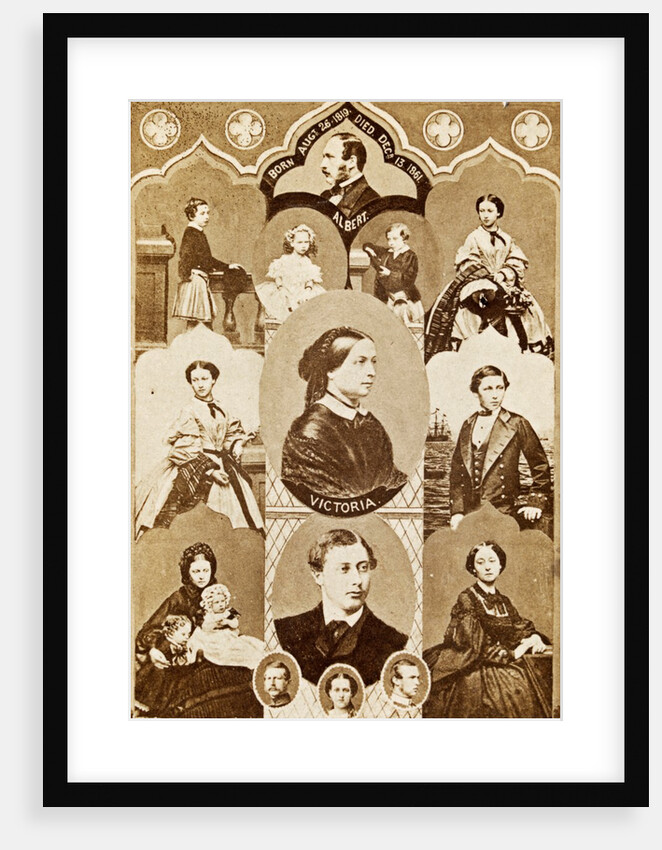 Collage of Victoria and Albert by Ashford Brothers & Co.