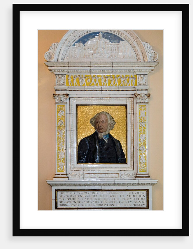 Memorial to Henry Cole on the Ceramic Staircase, Victoria and Albert Museum, London by Anonymous