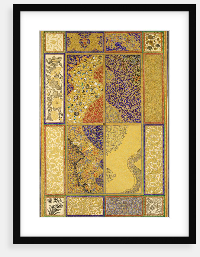 16 panels of decoration by Anonymous