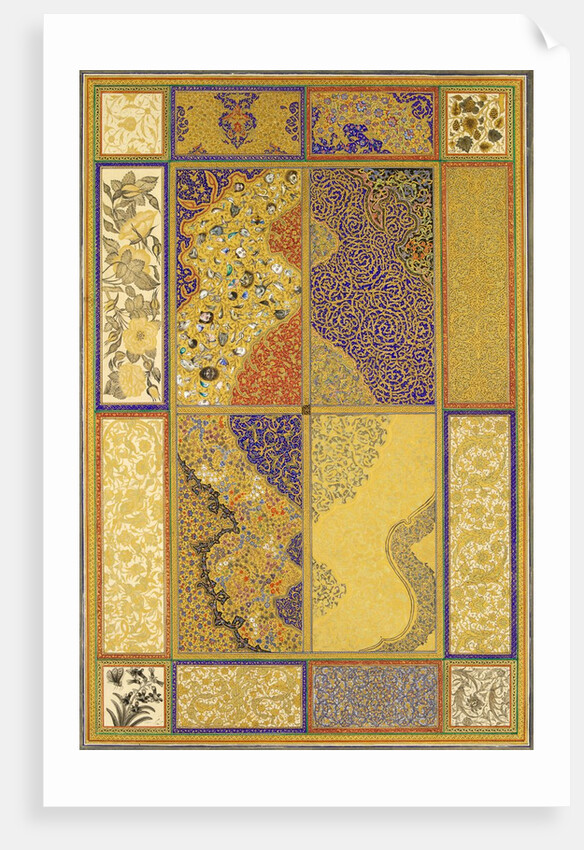 16 panels of decoration by Anonymous