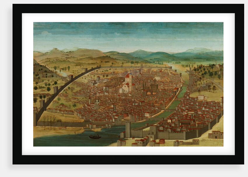 View of Florence from the South West by Francesco Rosselli