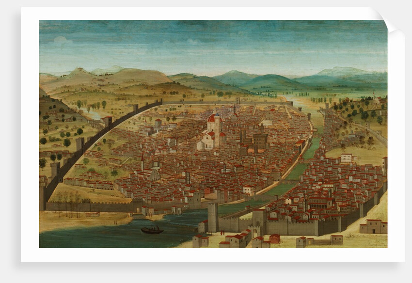 View of Florence from the South West by Francesco Rosselli