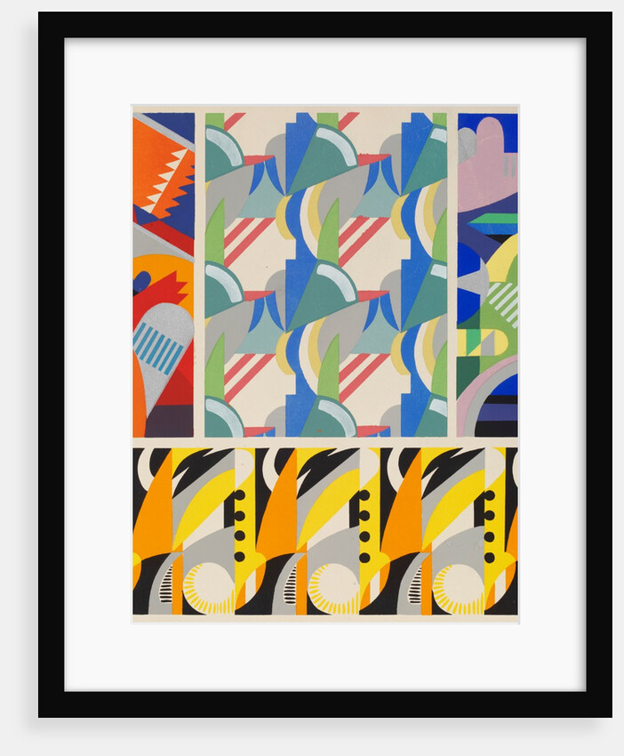 Plate from Kaleidoscope, ornements abstraits by Ad. Verneuil