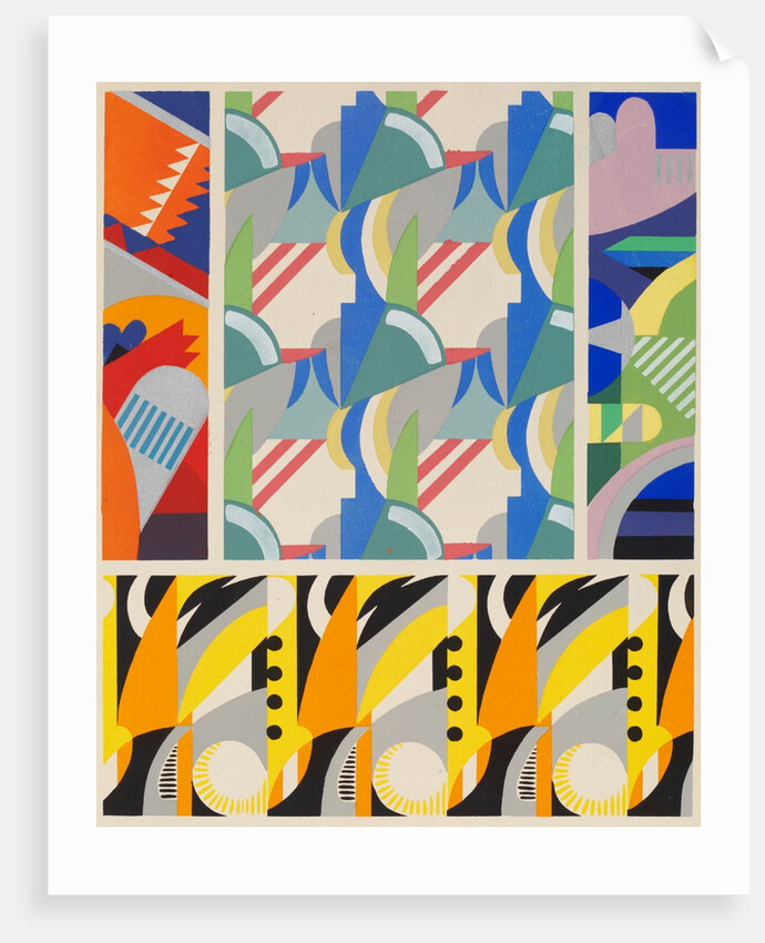 Plate from Kaleidoscope, ornements abstraits by Ad. Verneuil