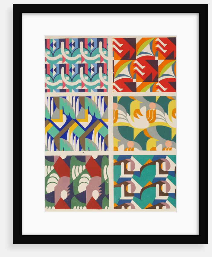 Plate from Kaleidoscope, ornements abstraits by Ad. Verneuil