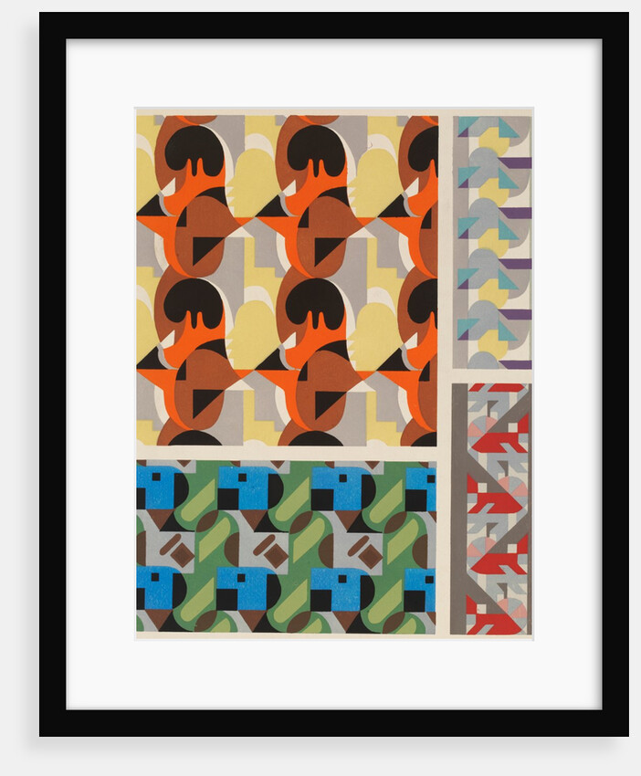 Plate from Kaleidoscope, ornements abstraits by Ad. Verneuil