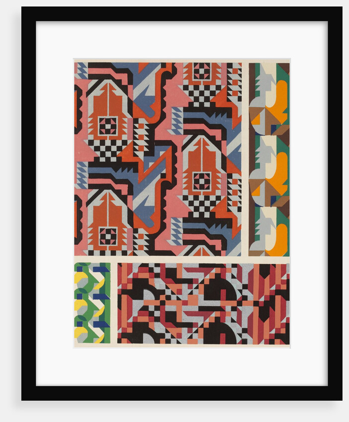 Plate from Kaleidoscope, ornements abstraits by Ad. Verneuil