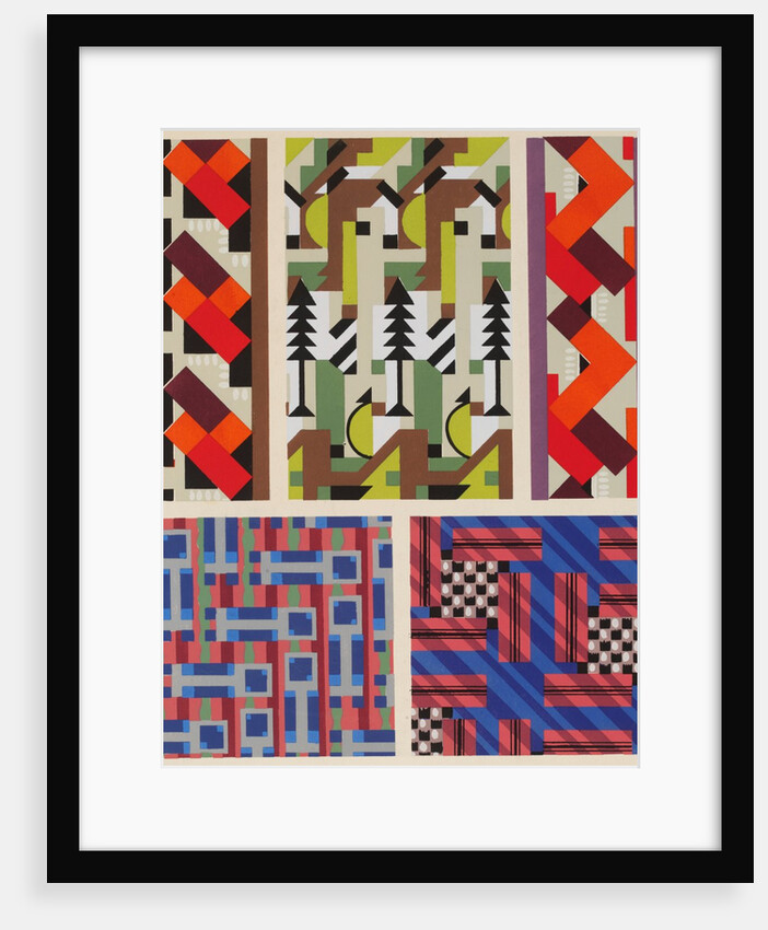 Plate from Kaleidoscope, ornements abstraits by Ad. Verneuil