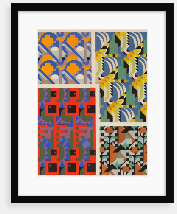 Plate from Kaleidoscope, ornements abstraits by Ad. Verneuil