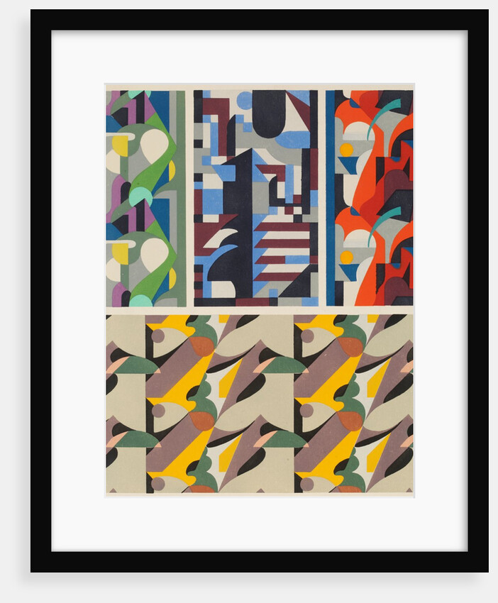 Plate from Kaleidoscope, ornements abstraits by Ad. Verneuil
