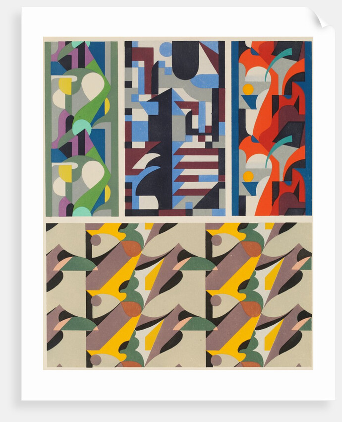 Plate from Kaleidoscope, ornements abstraits by Ad. Verneuil