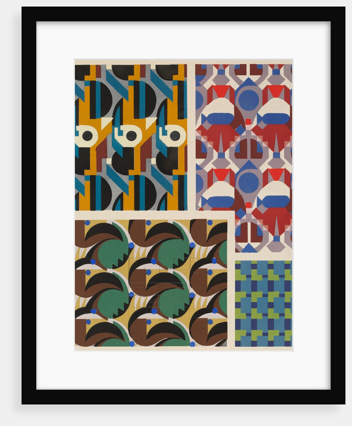 Plate from Kaleidoscope, ornements abstraits by Ad. Verneuil