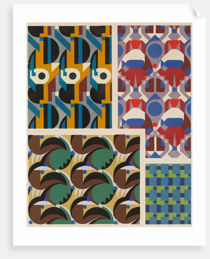 Plate from Kaleidoscope, ornements abstraits by Ad. Verneuil