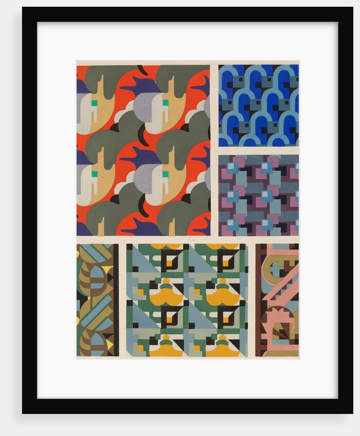Plate from Kaleidoscope, ornements abstraits by Ad. Verneuil