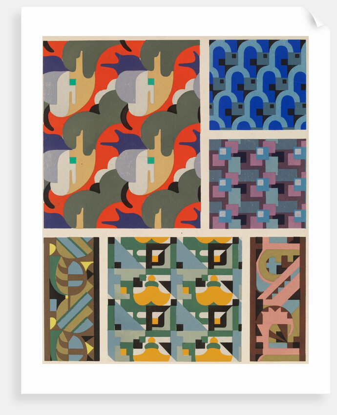 Plate from Kaleidoscope, ornements abstraits by Ad. Verneuil