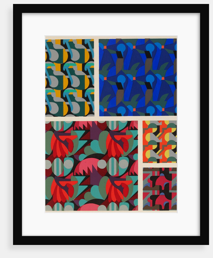 Plate from Kaleidoscope, ornements abstraits by Ad. Verneuil