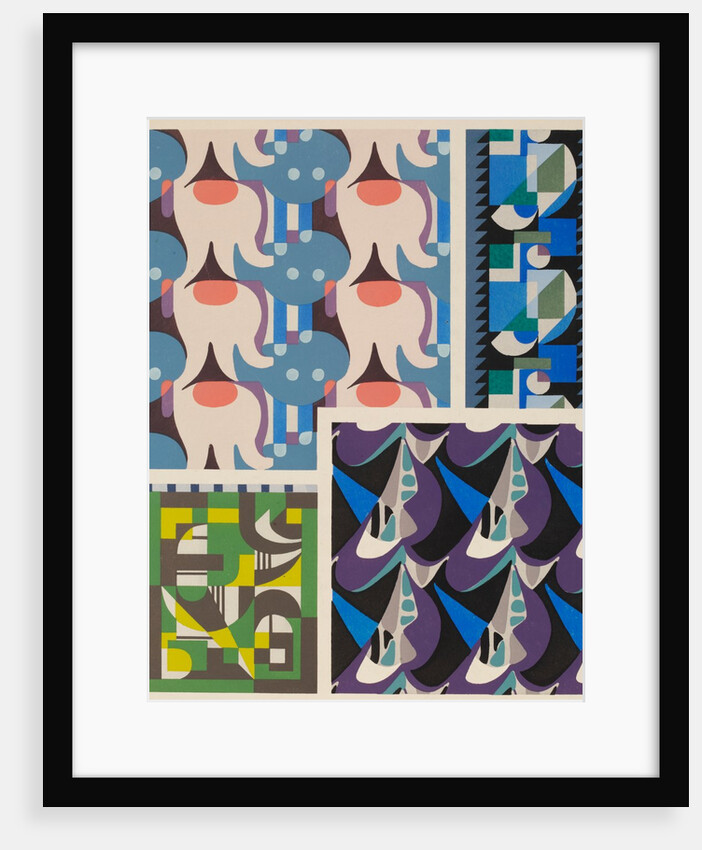 Plate from Kaleidoscope, ornements abstraits by Ad. Verneuil