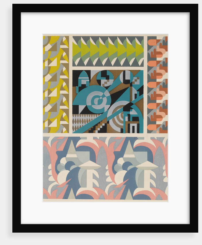 Plate from Kaleidoscope, ornements abstraits by Ad. Verneuil
