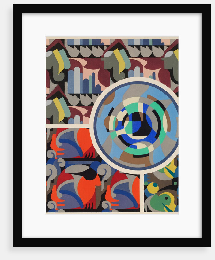 Plate from Kaleidoscope, ornements abstraits by Ad. Verneuil