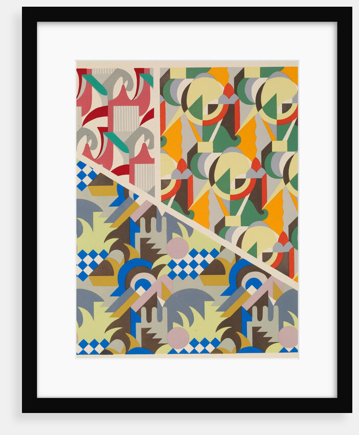 Plate from Kaleidoscope, ornements abstraits by Ad. Verneuil