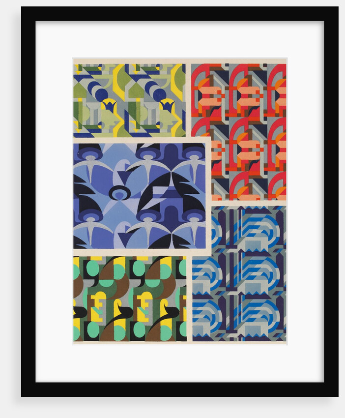 Plate from Kaleidoscope, ornements abstraits by Ad. Verneuil