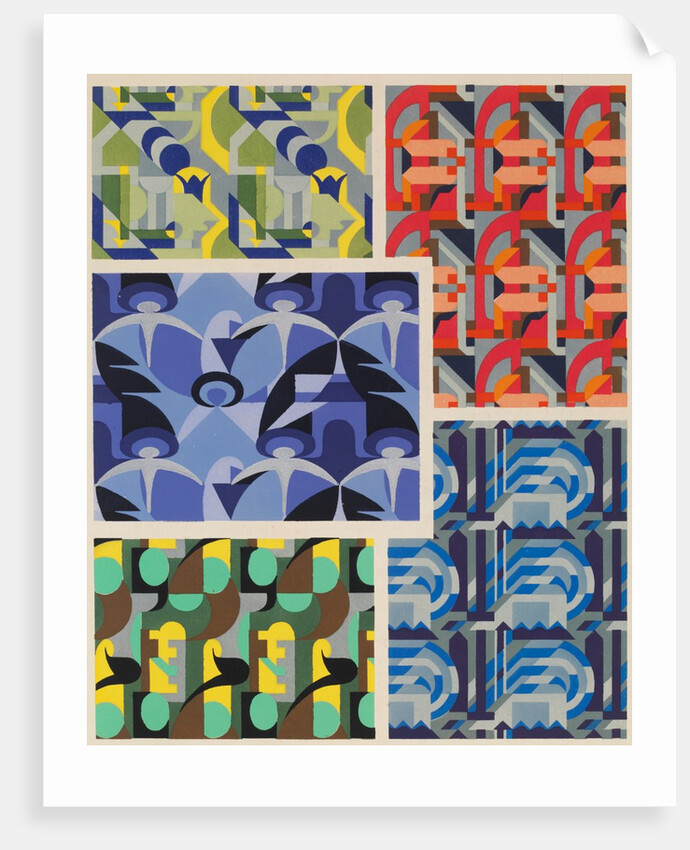 Plate from Kaleidoscope, ornements abstraits by Ad. Verneuil