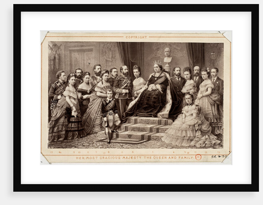Queen Victoria & members of the Royal Family by Anonymous