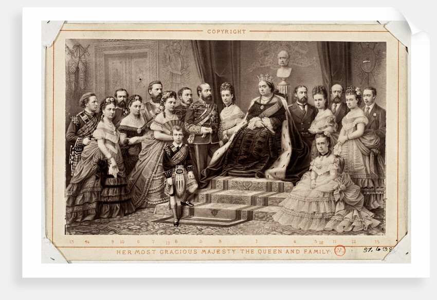 Queen Victoria & members of the Royal Family by Anonymous