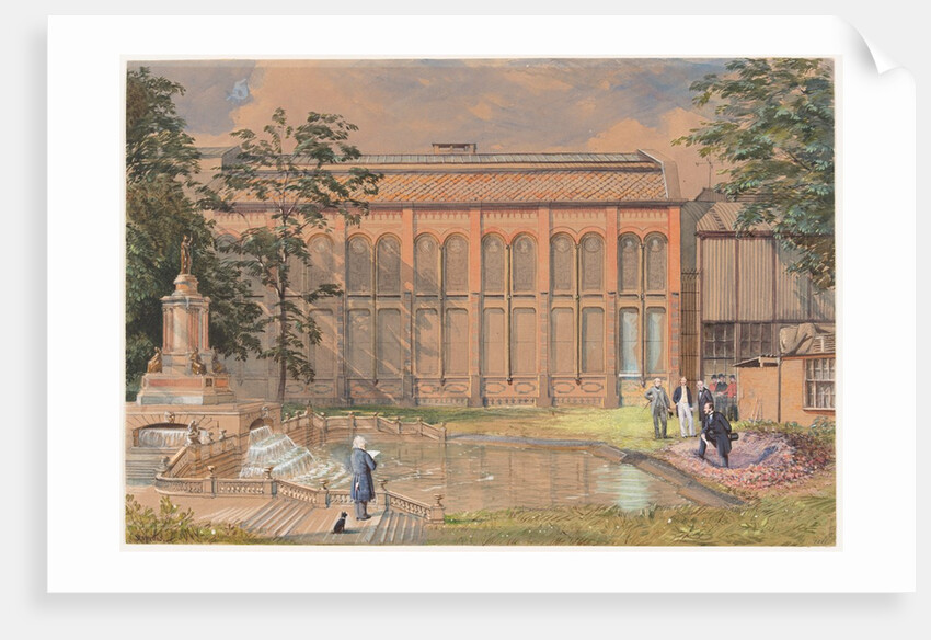 Experiments with the model of the memorial of the Exhibition of 1851 by Anthony Carey Stannus