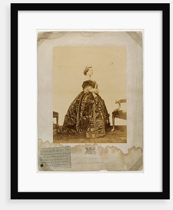 Portrait of the Queen by Charles Clifford