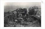 Russian Gun Emplacement during the Crimean War by James Robertson