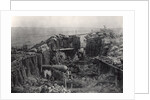 Russian Gun Emplacement during the Crimean War by James Robertson