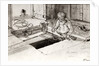 Weaving Silk on a Loom by John Lockwood Kipling