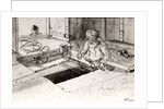 Weaving Silk on a Loom by John Lockwood Kipling