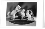 Schoolmaster Severity, stuffed animals showing typical Victorian classroom scenes by Anonymous