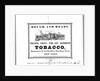 Tobacco label by Anonymous