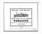 Tobacco label by Anonymous