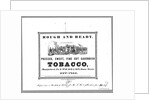 Tobacco label by Anonymous